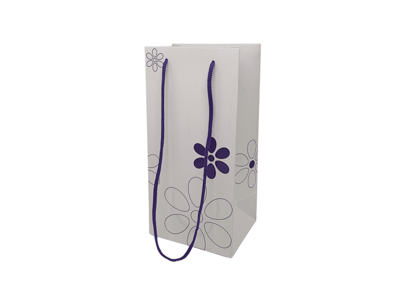 Pungă hârtie MOV PAL pentru flori (ORHIDEE) 16 x 33(H) x 13cm