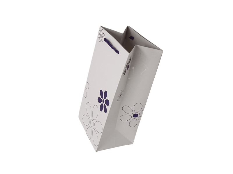 Pungă hârtie MOV PAL pentru flori (ORHIDEE) 16 x 33(H) x 13cm
